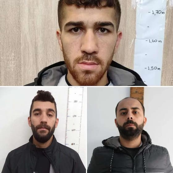 Οι φωτογραφίες τριών υπηκόων Τουρκίας, οι οποίοι αναζητούνται