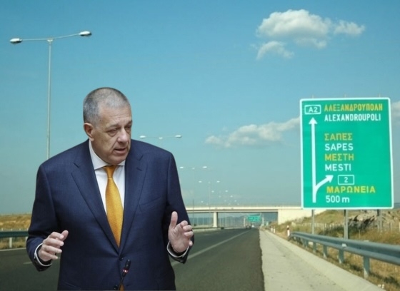 «Ψυχρολουσία» για τη Θράκη από τον Ν. Ταχιάο για τα διόδια της Εγνατίας