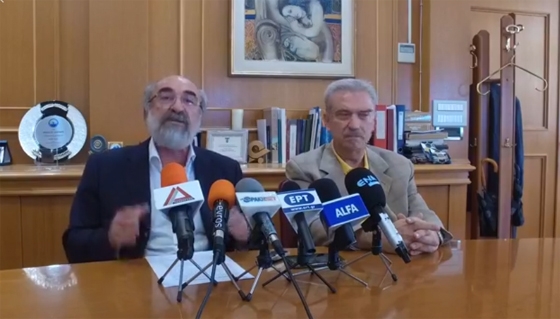 Ο Δήμαρχος Αλεξανδρούπολης και ο Πρόεδρος της ΤΙΕΔΑ Τριαντάφυλλος Αρβανιτίδης 