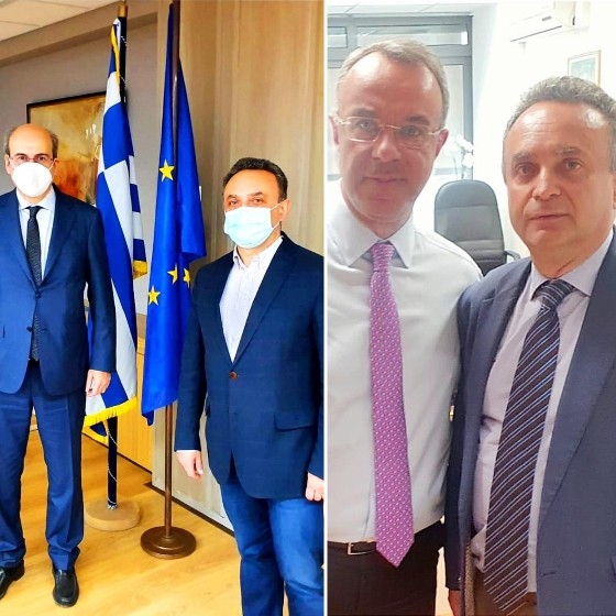 Ο κ. Κελέτσης συναντήθηκε με τους δύο Υπουργούς τον κ. Σταϊκούρα και τον κ. Χατζηδάκη.